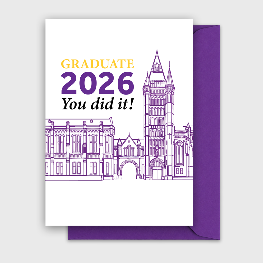 Whitworth Hall Graduation Card 2026