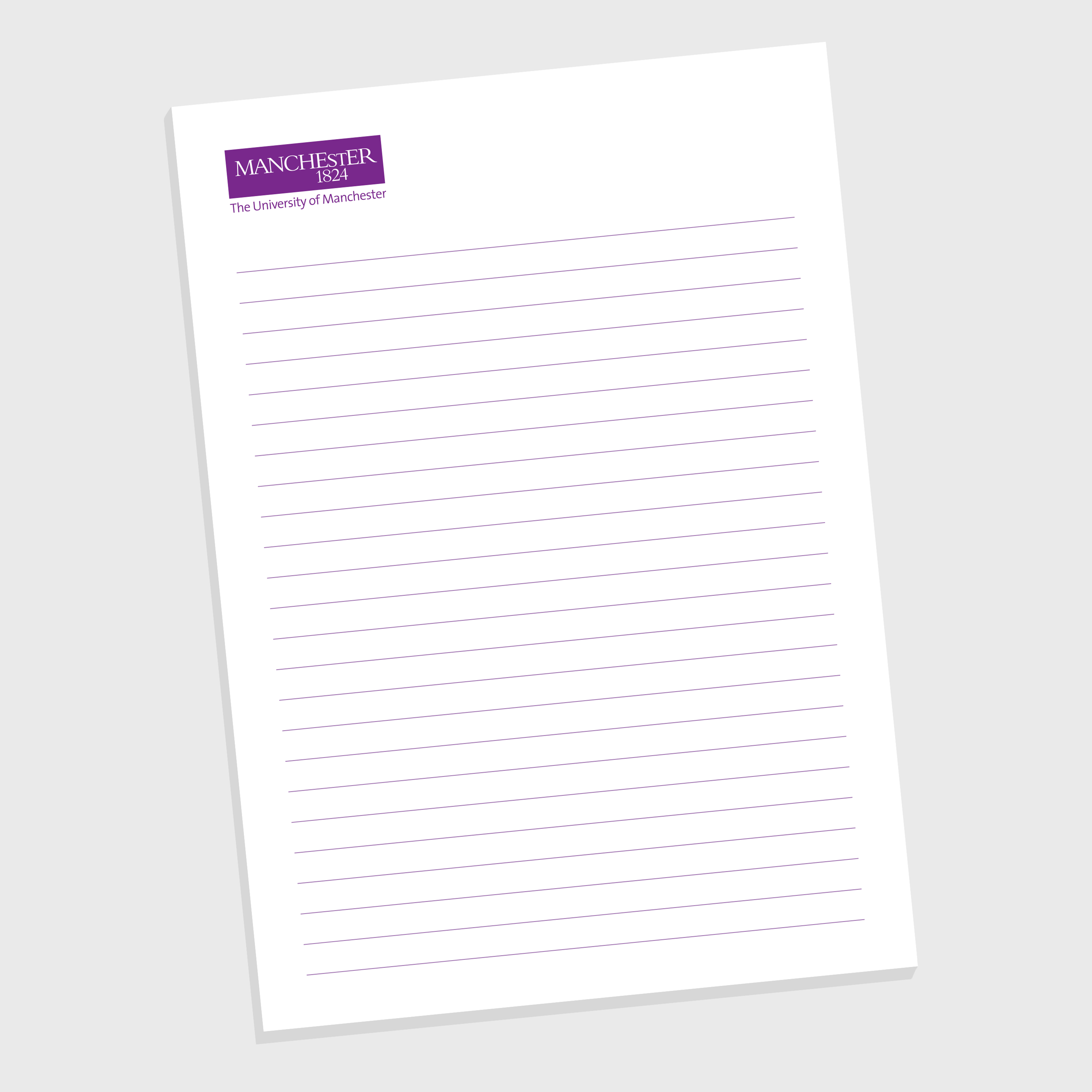A4 Notepad | Official Merchandise | University of Manchester Gift Shop
