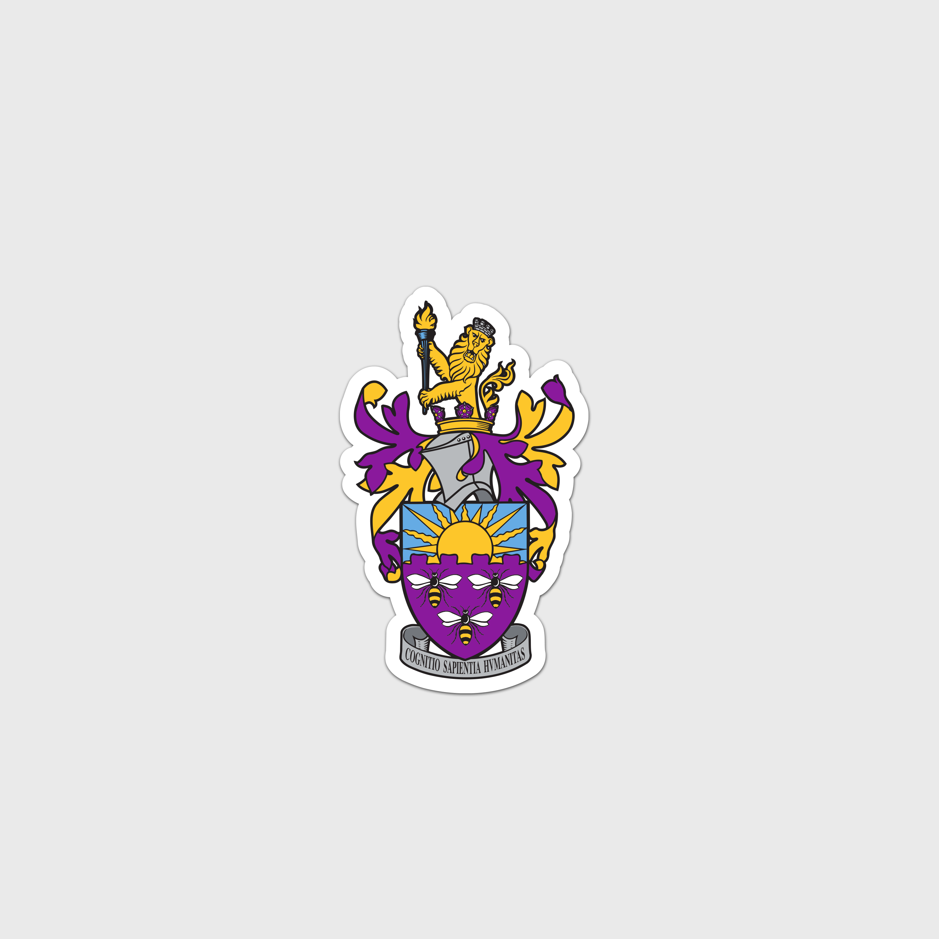 University of Manchester Crest Laptop Sticker