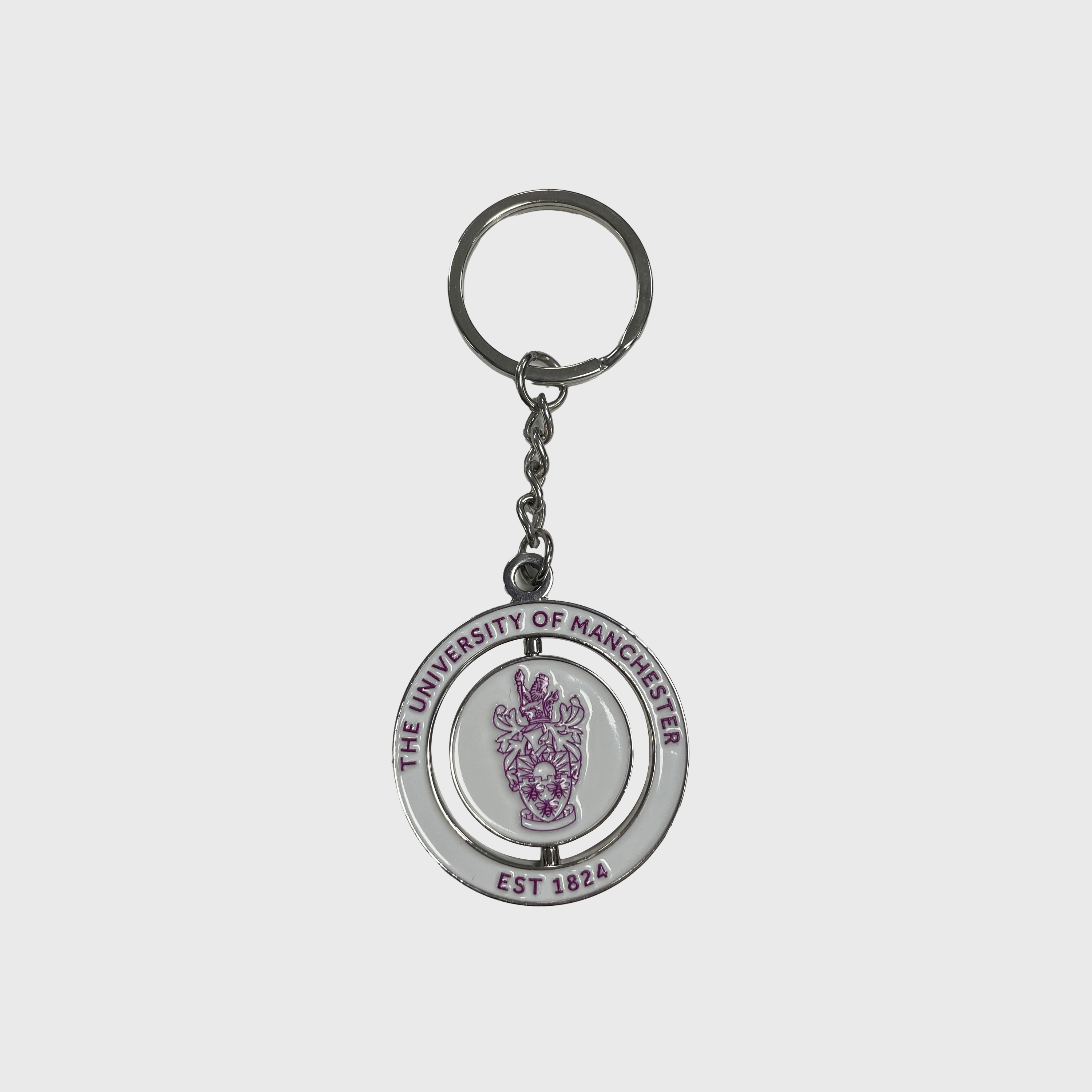 Spinning Crest Keyring