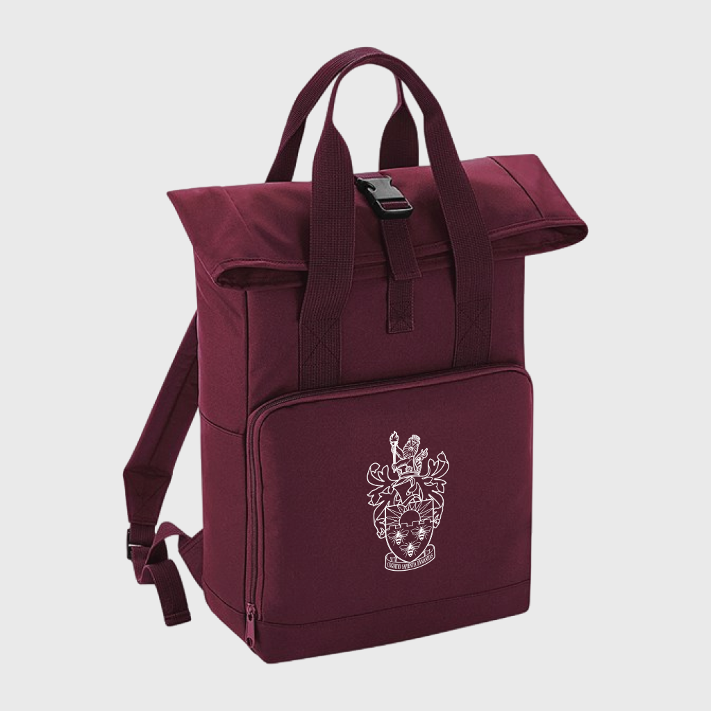 University of Manchester Crest Roll Top Bag