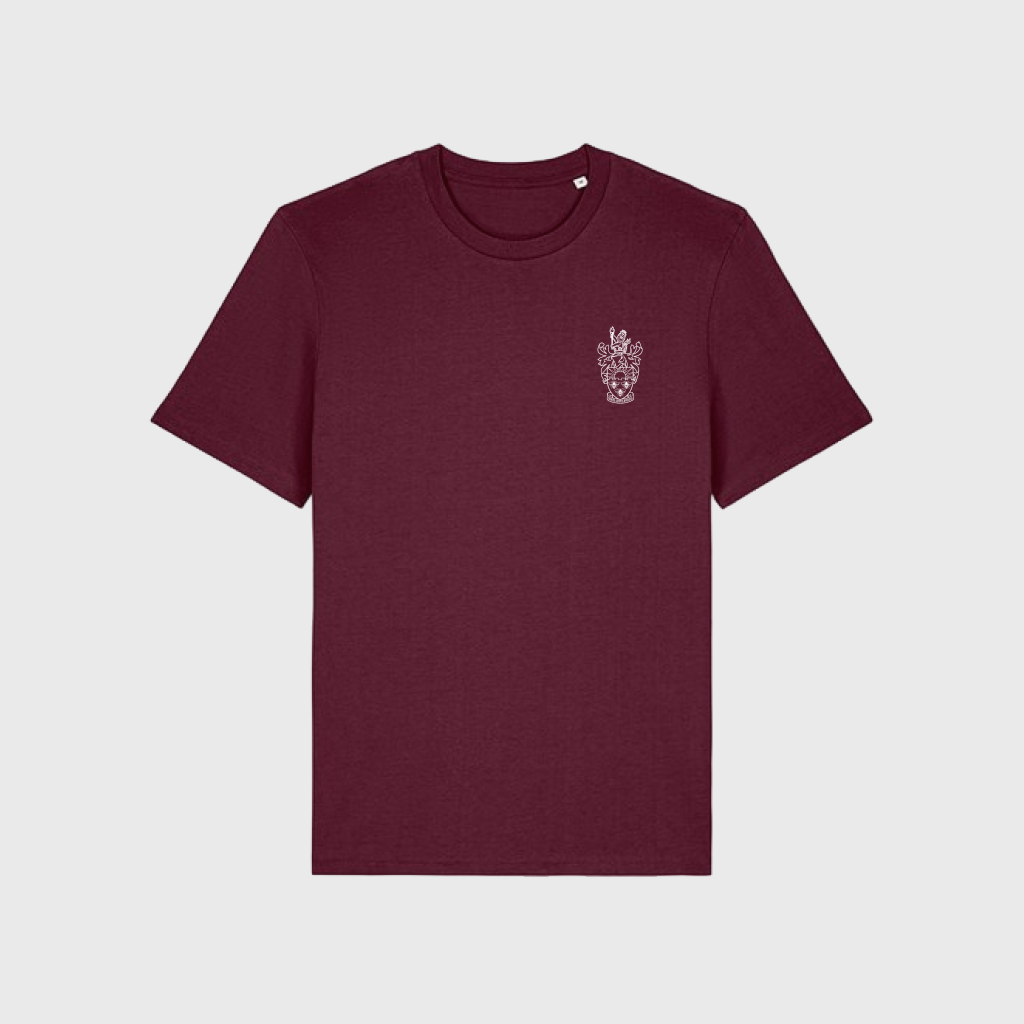 University of Manchester Crest T-Shirt Deep Plum